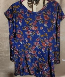 Free people ruffle blouse L